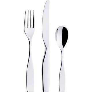 Iittala Citterio 98 Dessertsæt 12-pak Skinnende - Bestiksæt Rustfrit Stål Silver - 1079654