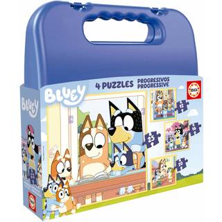 Educa Bluey Puslespil 4-i-1