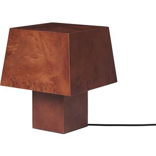 Ferm Living Burl Bordlampe Mørk Bejdset - Bordlamper Burl Veneer Dark Stained - 1104272422