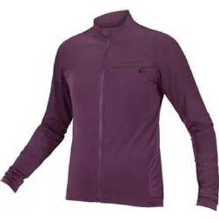 Endura GV500 Langærmet Cykeltrøje Aubergine - Størrelse Large