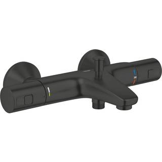 Grohe QuickFix Precision Start - Termostatisk badekararmatur, mat sort 345982430