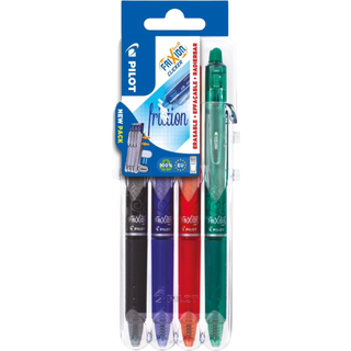 Pilot FriXion Ball Rollerpen | M | 4 farver