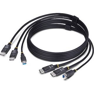 StarTech.com DDU1226-KVM-CABLE KVM-kabel Sort 1,8 m