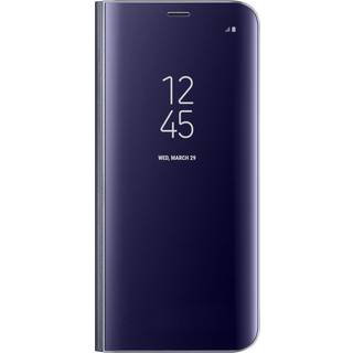 KUN Samsung Galaxy S8 S-View Flip Cover med Kickstand Orchid Grey