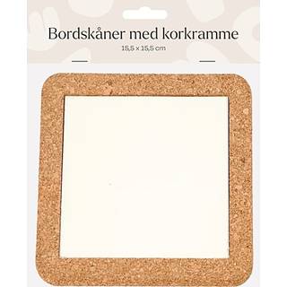 DIY bordskåner med korkramme
