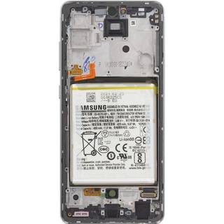 Samsung Galaxy A52s 5G LCD-skærm original med batteri - Fantastisk hvid
