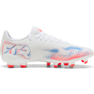 PUMA FUTURE 8 PLAY FG/AG Football Boots Women, Shoes, White/Black/Glowing Red, 37