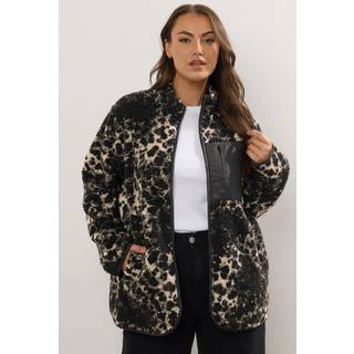 Yours Curve Yours Curve Teddystof Nylon Pocket Fleece