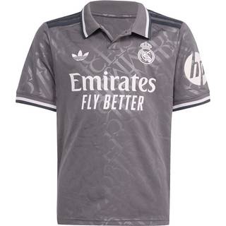 Real Madrid 24/25 Kids tredjetrøje - Charcoal / Charcoal - 152