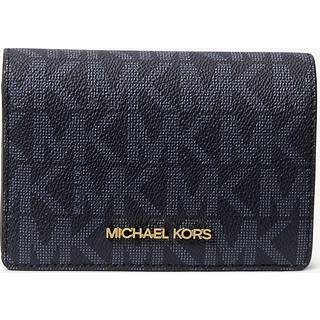 MK Jet Set Medium Signature Logo Wallet - Blue - Michael Kors - ONE SIZE