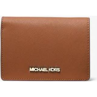 MK Jet Set Medium Saffiano Leather Wallet - Brown - Michael Kors - ONE SIZE