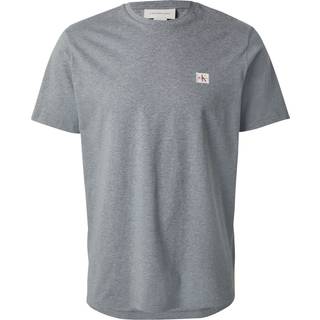 Cotton Badge T-shirt - Grey - L