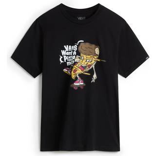 Vans - Kids Pizza Me T-Shirt (8-14 Years), Black, Size: M - Black - M