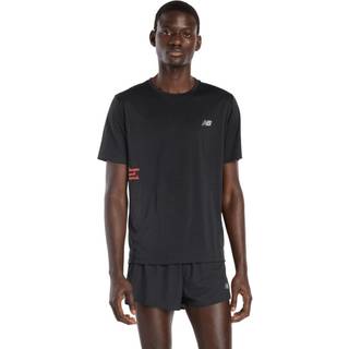 New Balance Athletics Graphic T-Shirt Løbeshirt Herrer størrelse XL farve sort