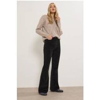 Lts Tall Black Cord Flare Jeans Size Long > 10 - Long 10