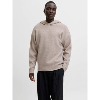 Ensfarvet Striktrøje