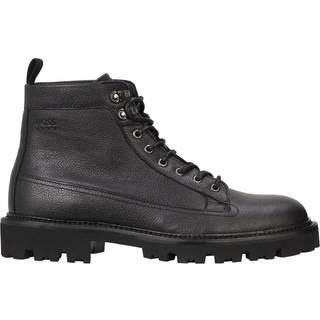 BOSS Black Herren Schnürboots schwarz Glattleder