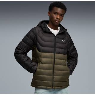 PUMA PACKLITE Hooded Down Jacket Men, Clothing, Dark Olive, XL