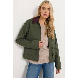 Lts Tall Green Cord Collar Barn Jacket 20 Lts | Tall Women's Jackets