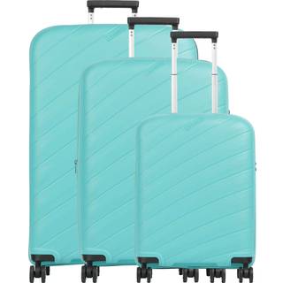 Travelite Burano Kuffertsæt (4 hjul) turkis
