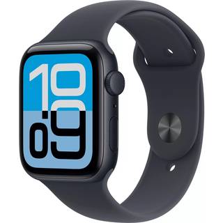 Apple Watch SE 3GPS44mmMidnight Aluminium Midnight Sport Band S/M MEHN4 - Unisex - 44 mm - Smartwatch - Quartz m. Oplader