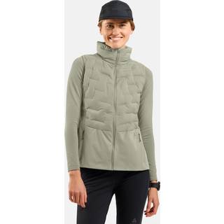 Odlo Women's Vest Zeroweight Insulator Løbevest Damer størrelse S farve olivengrøn