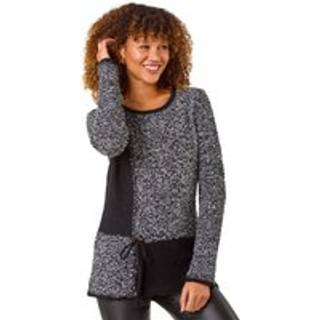 Roman Roman Textured Button Detail Strik Trøje