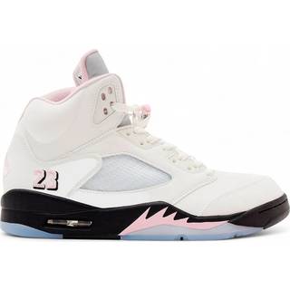 Air Jordan 5 Retro "Medium Soft Pink"-sko til mænd - hvid - 45