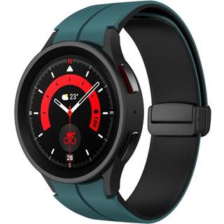 Samsung Galaxy Watch 6, 6 Classic Urrem - Mørkegrøn/Sort
