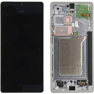 Samsung Galaxy S25 Ultra Skærmmonteret Originale Dele - Sølv (Blå Hvid)