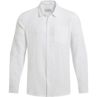 Craghoppers Moro Long Sleeved Shirt Skjorte Herrer størrelse XXL farve hvid/grå
