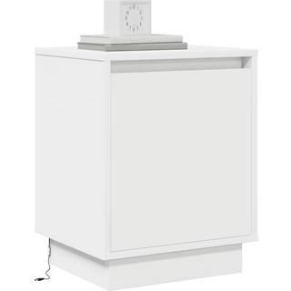 Natskab med 2 pcs Hvid 39 x 34.5 x 50 cm Konstrueret træ