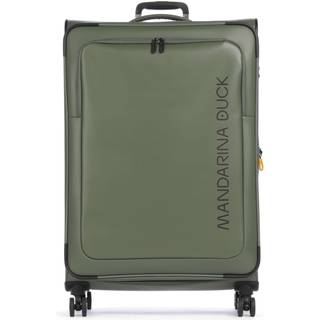 Mandarina Duck Eco Coated Kuffert med 4 hjul grå grøn
