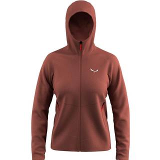 Salewa Women's Puez Rocca PL HD Jacket Fleecejakke Damer størrelse 36 farve rød