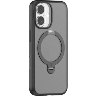 iPhone 17 - TORRAS Ostand Spin Hybrid Cover m. Kickstand - MagSafe Kompatibel - Sort