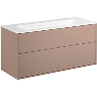 GBG Artic møbelsæt 120cm 2sk/vask 2hh mat hvid/peach
