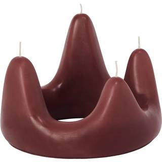 Ferm Living Stala Lysmanchet - Lys Paraffinvoks Dark Grape - 1104271838