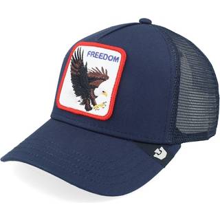 Freedom Eagle Trucker Cap, Navy, One Size