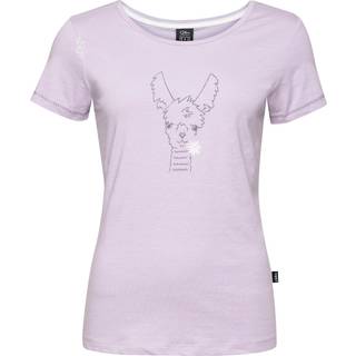Chillaz Women's Gandia Happy Alpaca T-Shirt T-shirt Damer størrelse 38 farve lilla