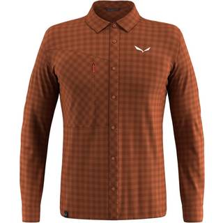 Salewa Puez Dry L/S Shirt Skjorte Herrer størrelse 52 farve brun