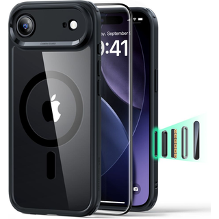 iPhone Air ESR HaloLock MagSafe Classic Hybridsæt - Gennemsigtig sort