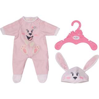 BABY Born Bunny Sparkedragt og hue med kaninører - til dukke 43 cm