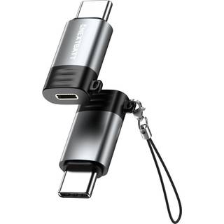 NEXTBATT Lightning hun til USB-C 2.0 adapter - sort/grå