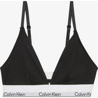 Unlined Triangle Bralette - Icon Cotton Modal - Black - L