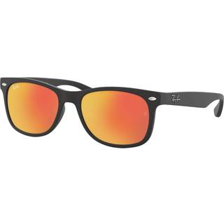 Ray - Ban Børn RJ9052S JUNIOR NEW WAYFARER 100S6Q Solbriller Injiceret Sort Brun Firkantet Normal