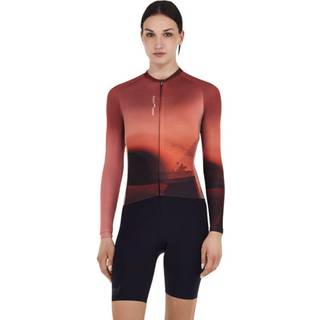Santini Luce Long Sleeve Jersey Cykeljersey størrelse S farve rød