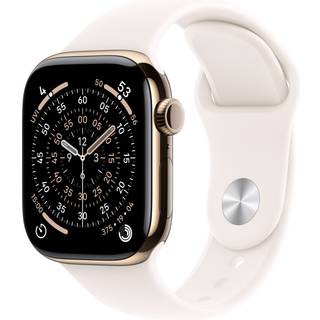 Apple Watch S11 42mm CEL (Guld Titanium/Light Blush Sport Band) M/L