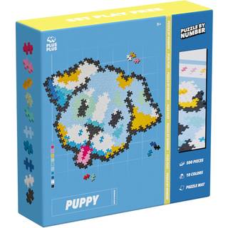 Plus-Plus Plus-Plus Puzzle By Number Hvalp - 500 Stykker Mix  Onesize-Mix  Blå  One Size  Unisex