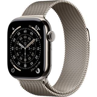 Apple Watch Series 11GPS + Cellular 42mmNatural Titanium Case with Natural Milanese Loop
