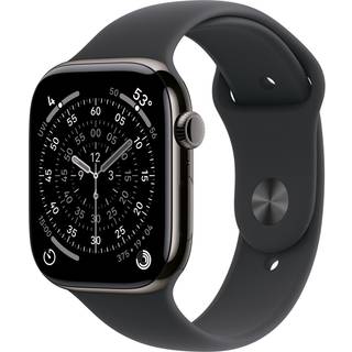Apple Watch S11 46mm CEL (Slate Titanium/Black Sport Band) M/L